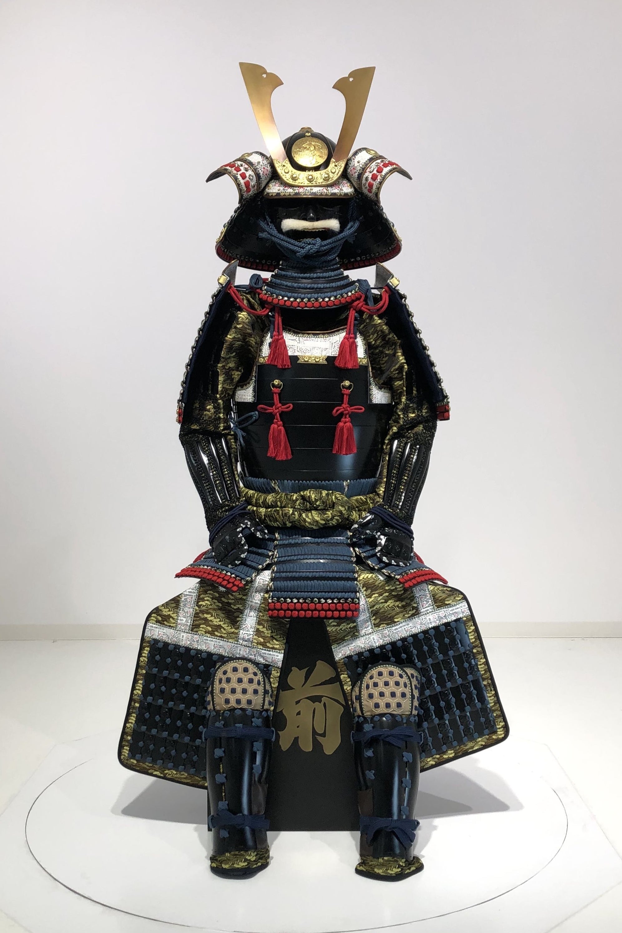 【O-037】紺糸威大袖黒二枚胴具足