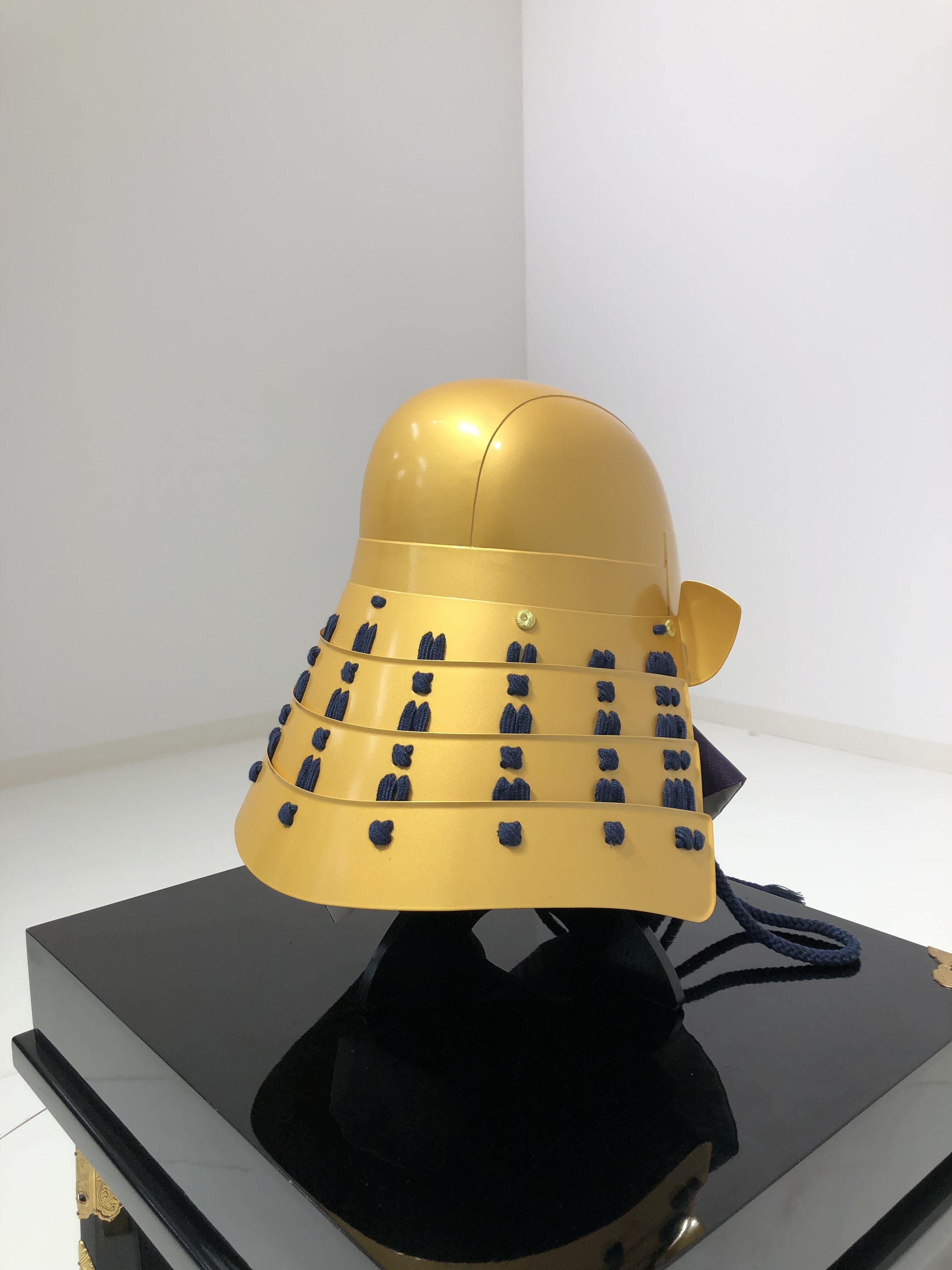 【Y-045-K】徳川家康金溜 頭形(梅)(兜のみ)