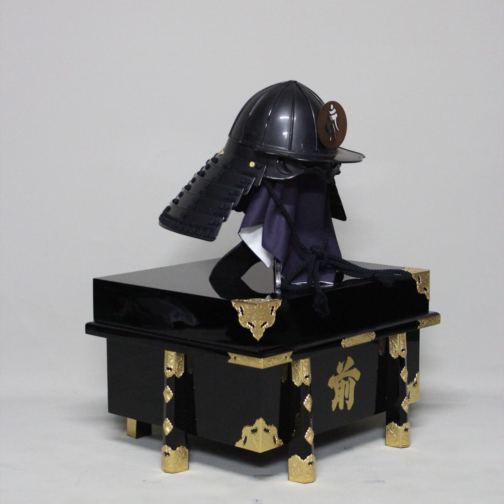 【O-042-K】黒糸威腰取二枚胴具足(兜のみ)