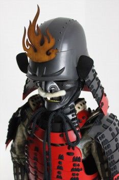 【O-067】黒糸威山道頭札二枚胴具足