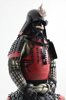 【O-067】黒糸威山道頭札二枚胴具足