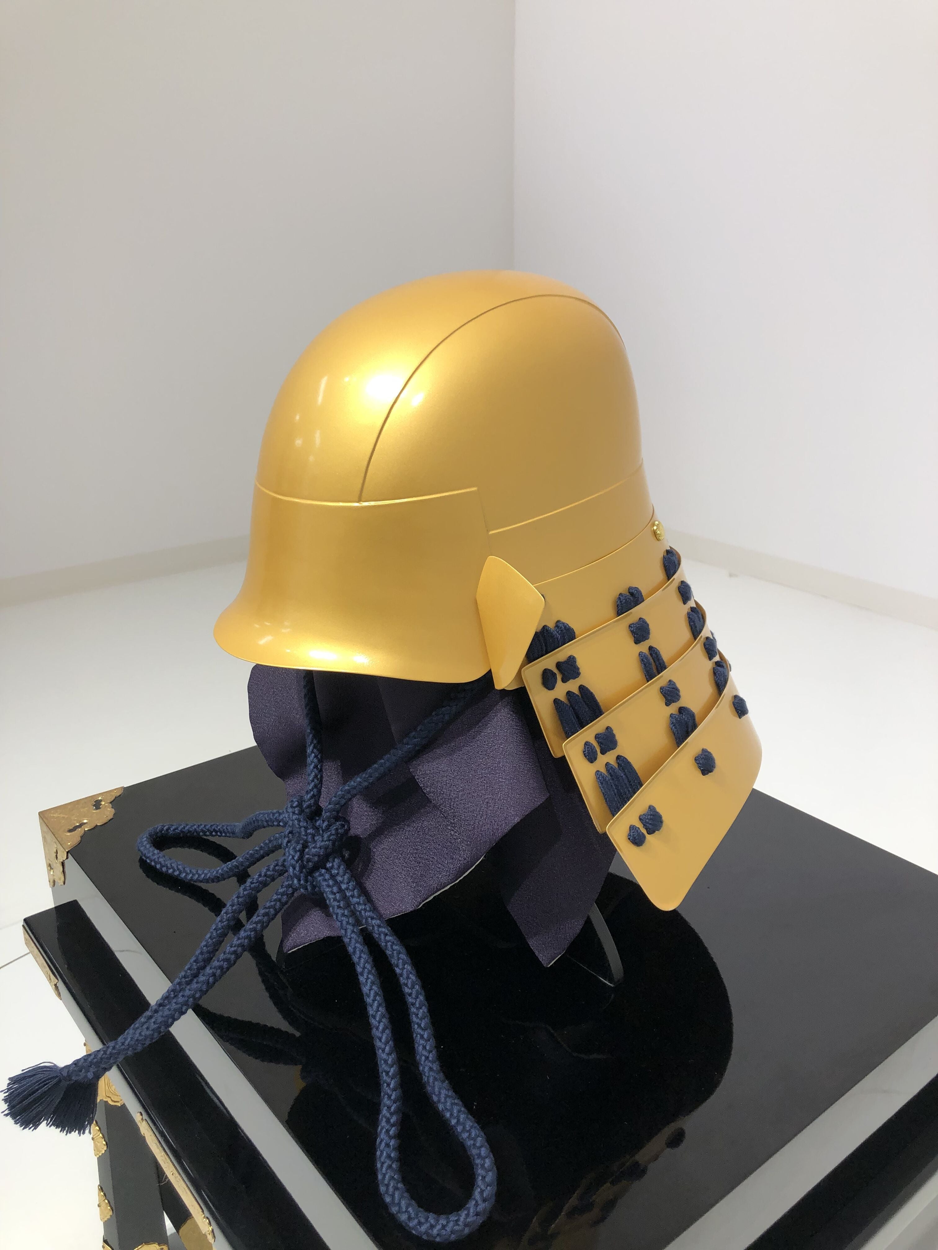 【Y-045-K】徳川家康金溜 頭形(梅)(兜のみ)