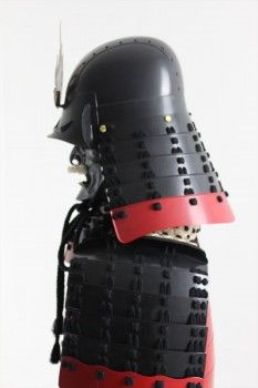 【O-067】黒糸威山道頭札二枚胴具足