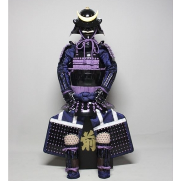 [O-056] Purple thread chest piece black barrel side two-piece armor