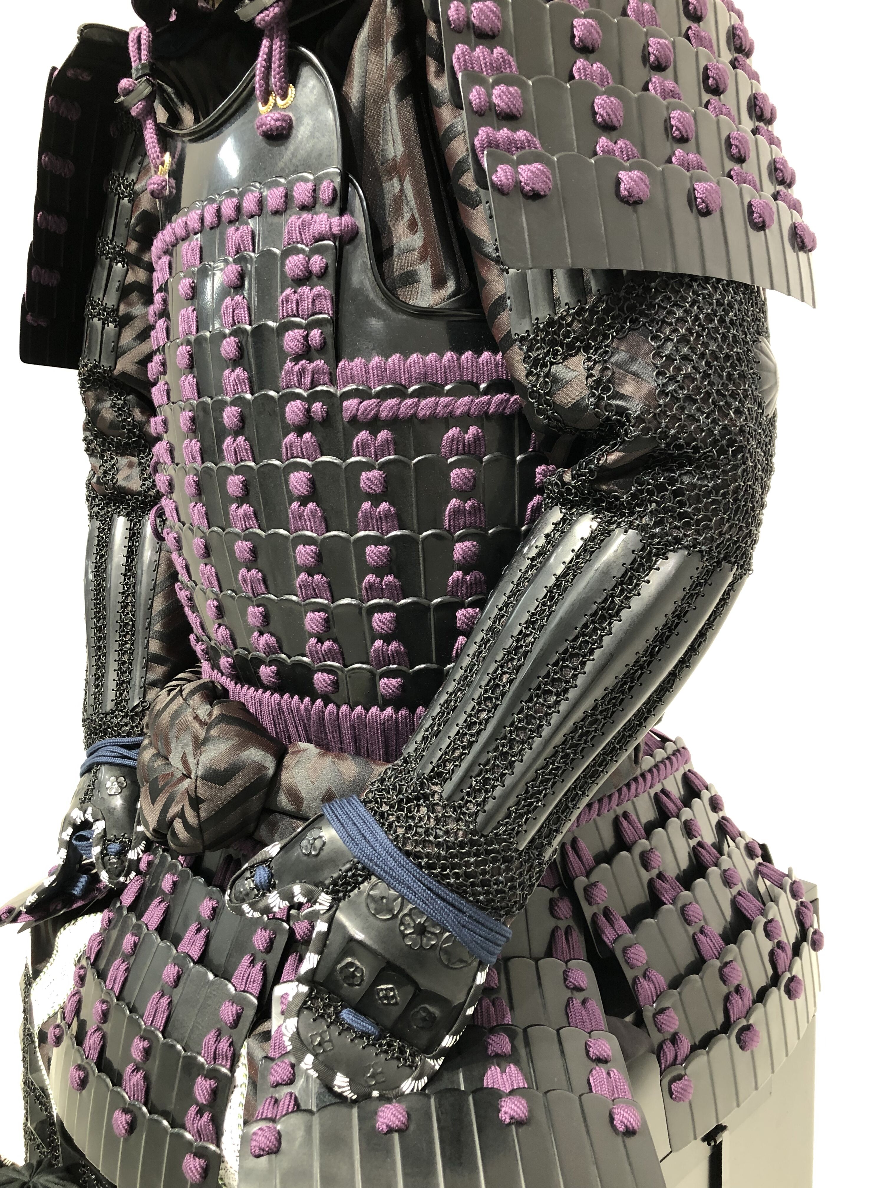 [O-021] Ancient purple thread Iyo two-piece armor