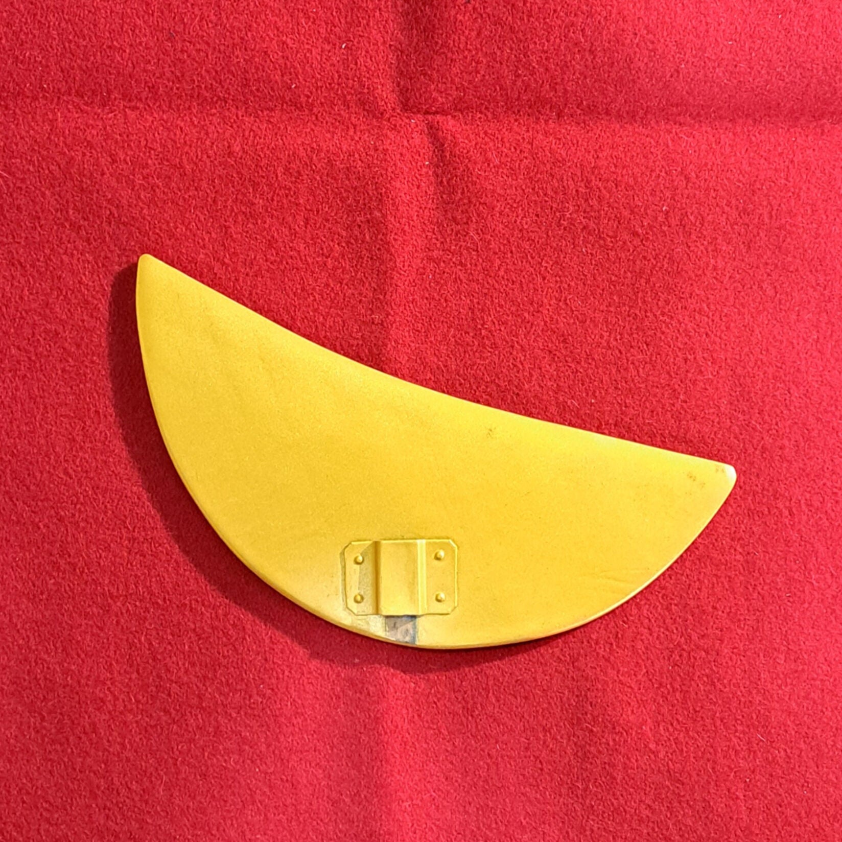 [OU-011] Outlet front plate, diagonal crescent moon (female corner end, old type) Only one available!