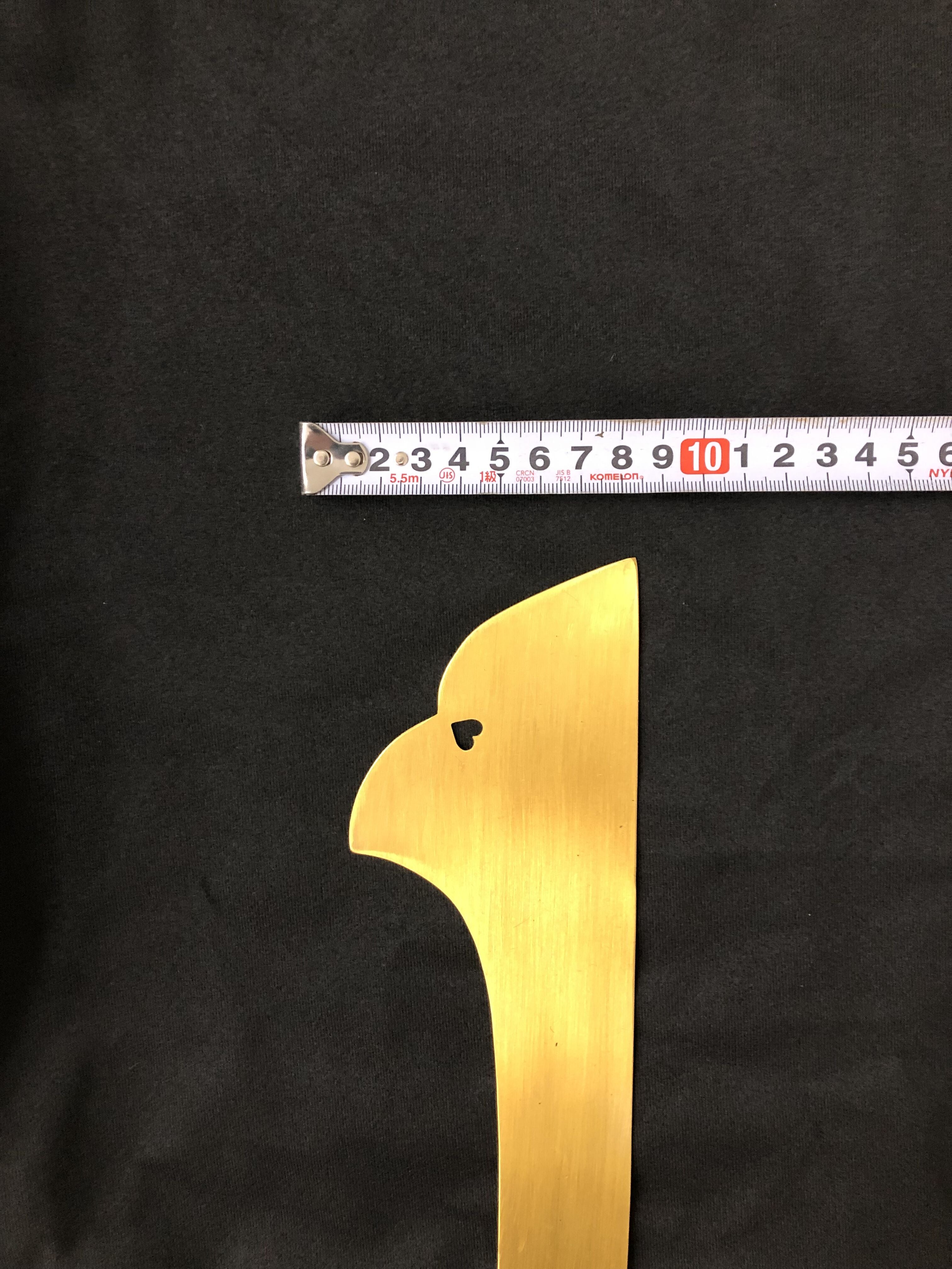 *Sales suspended [K-208-1] Front plate, hoe-shaped front plate