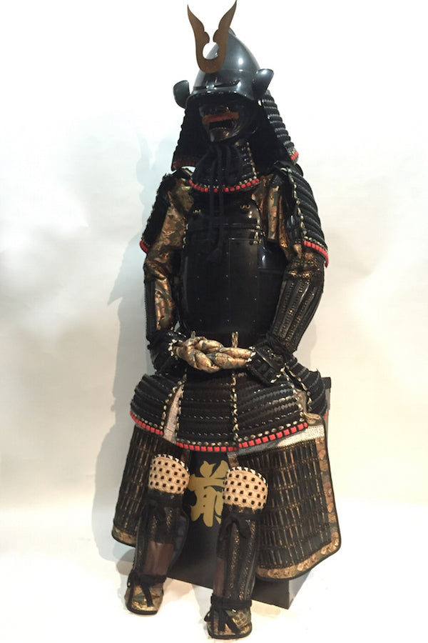 [O-068] ▲ Black thread vertical seam Iyo two-piece armor