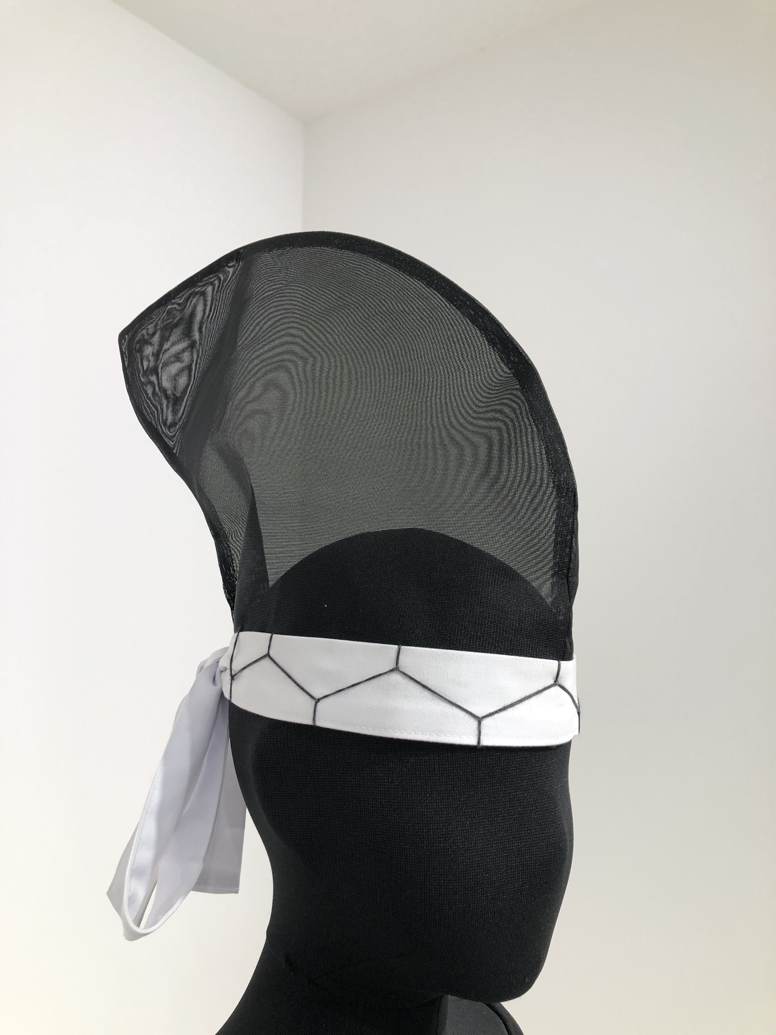 【B-093】引立烏帽子　（白紐）（大人用）