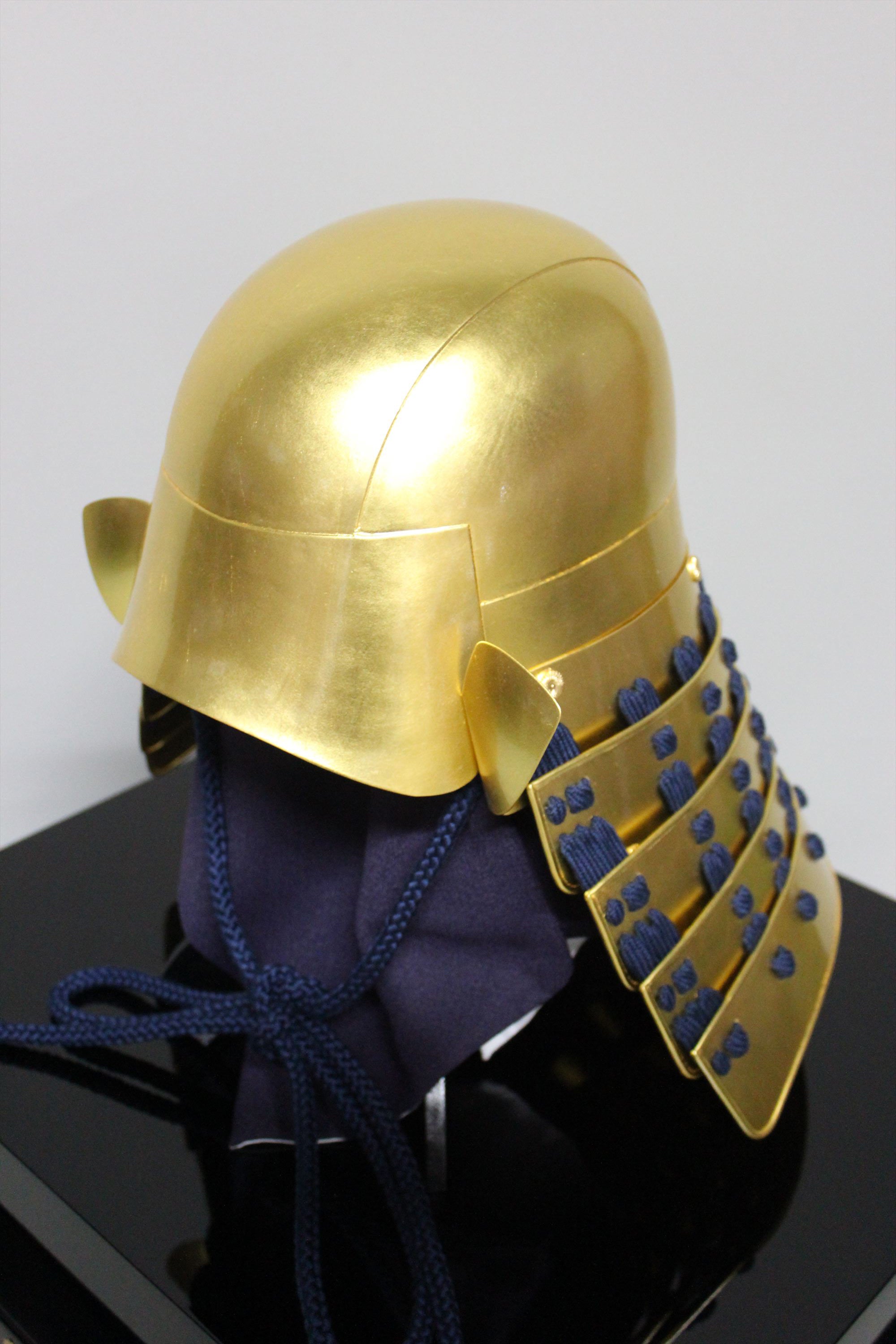 [Y-017-K] Taiga drama model Tokugawa Ieyasu's Golden Snake Armor (Pine) (helmet only)