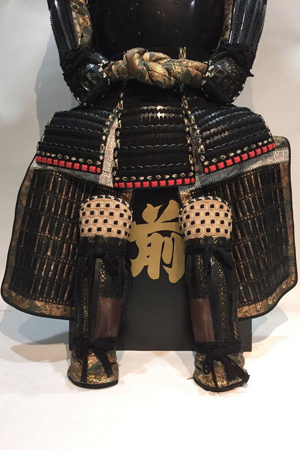 [O-068] ▲ Black thread vertical seam Iyo two-piece armor