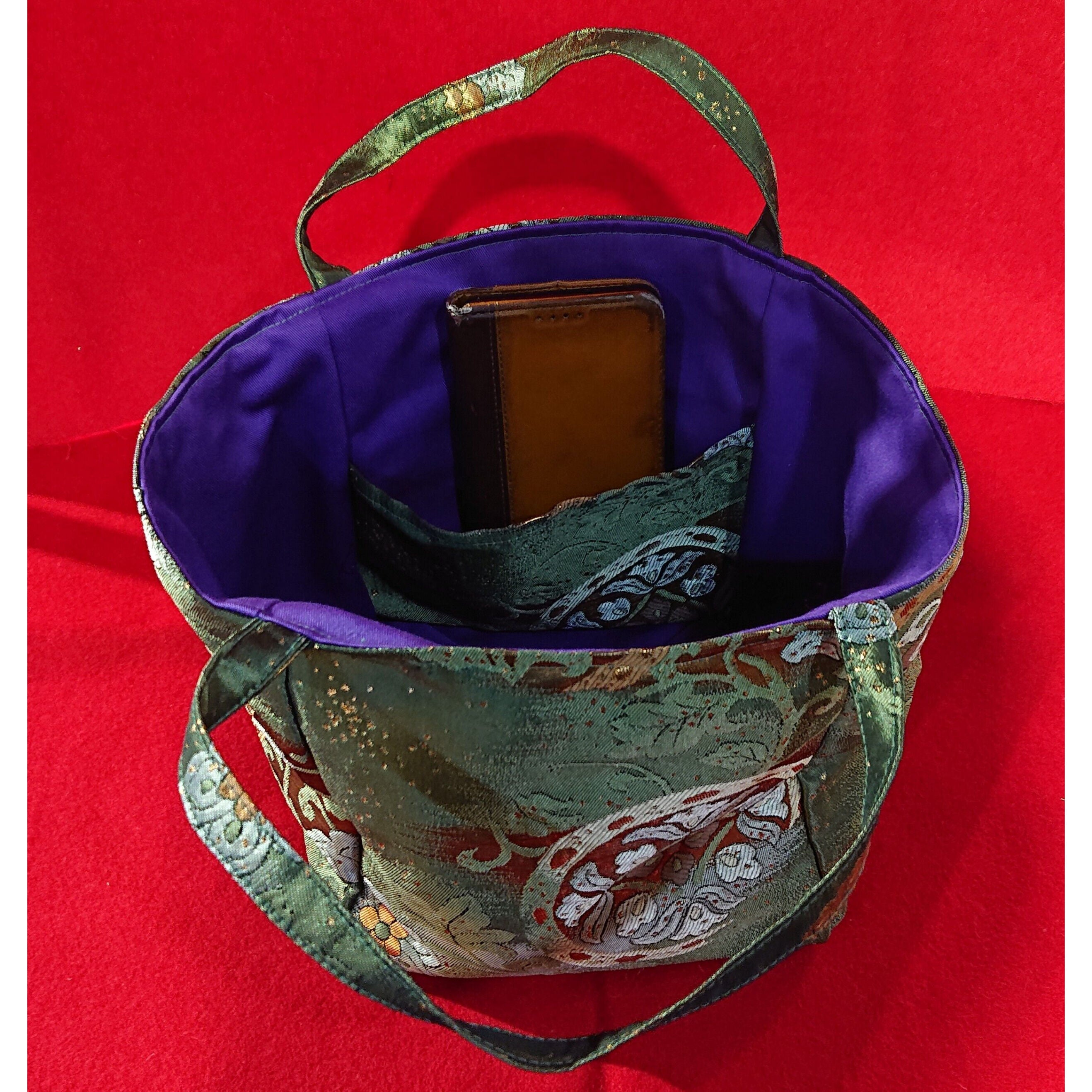 [S-016] K-2 Nishijin-ori handbag