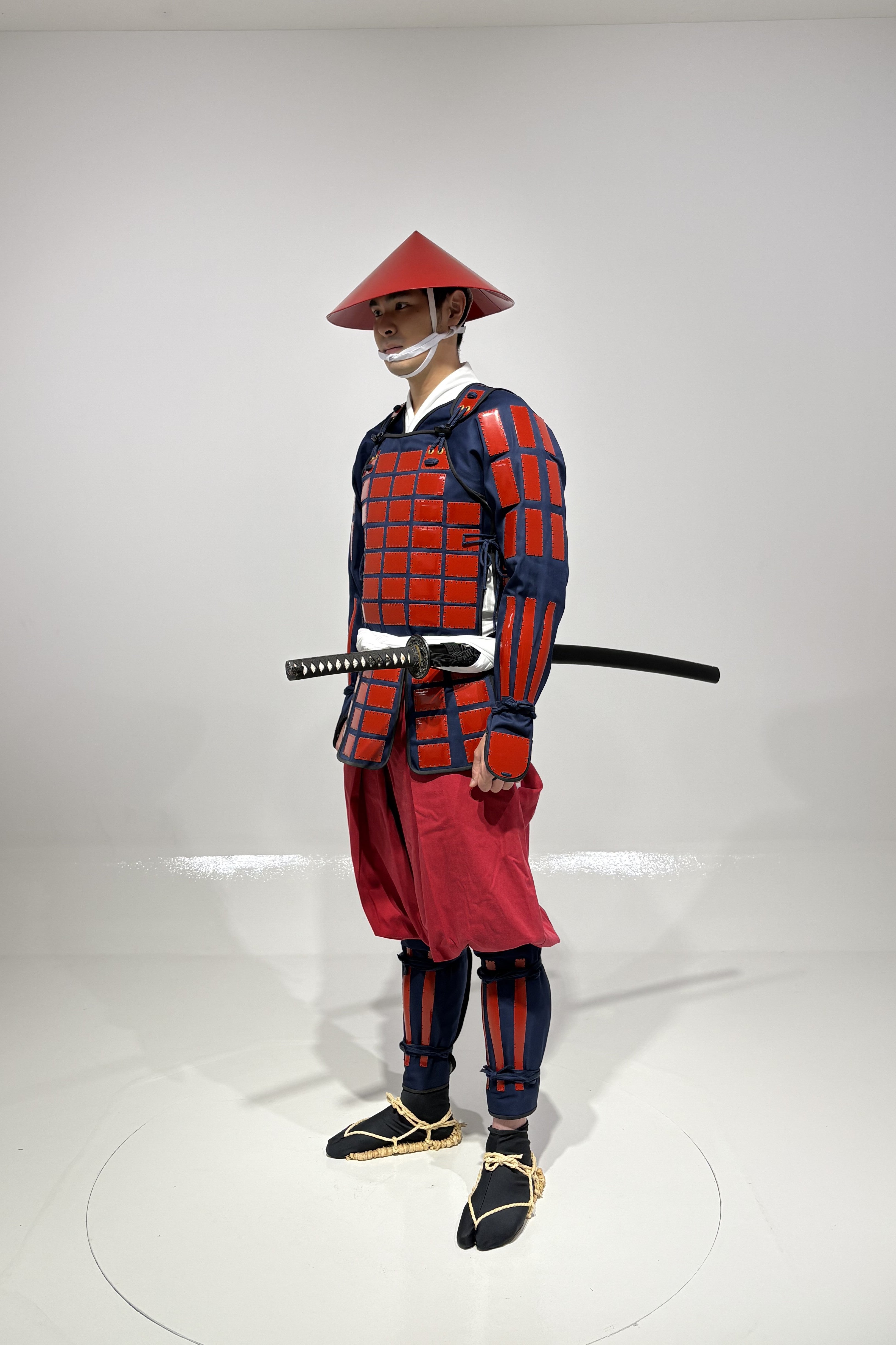 [L4-9-1] Red Tatami Armor - Ashigaru (rental)