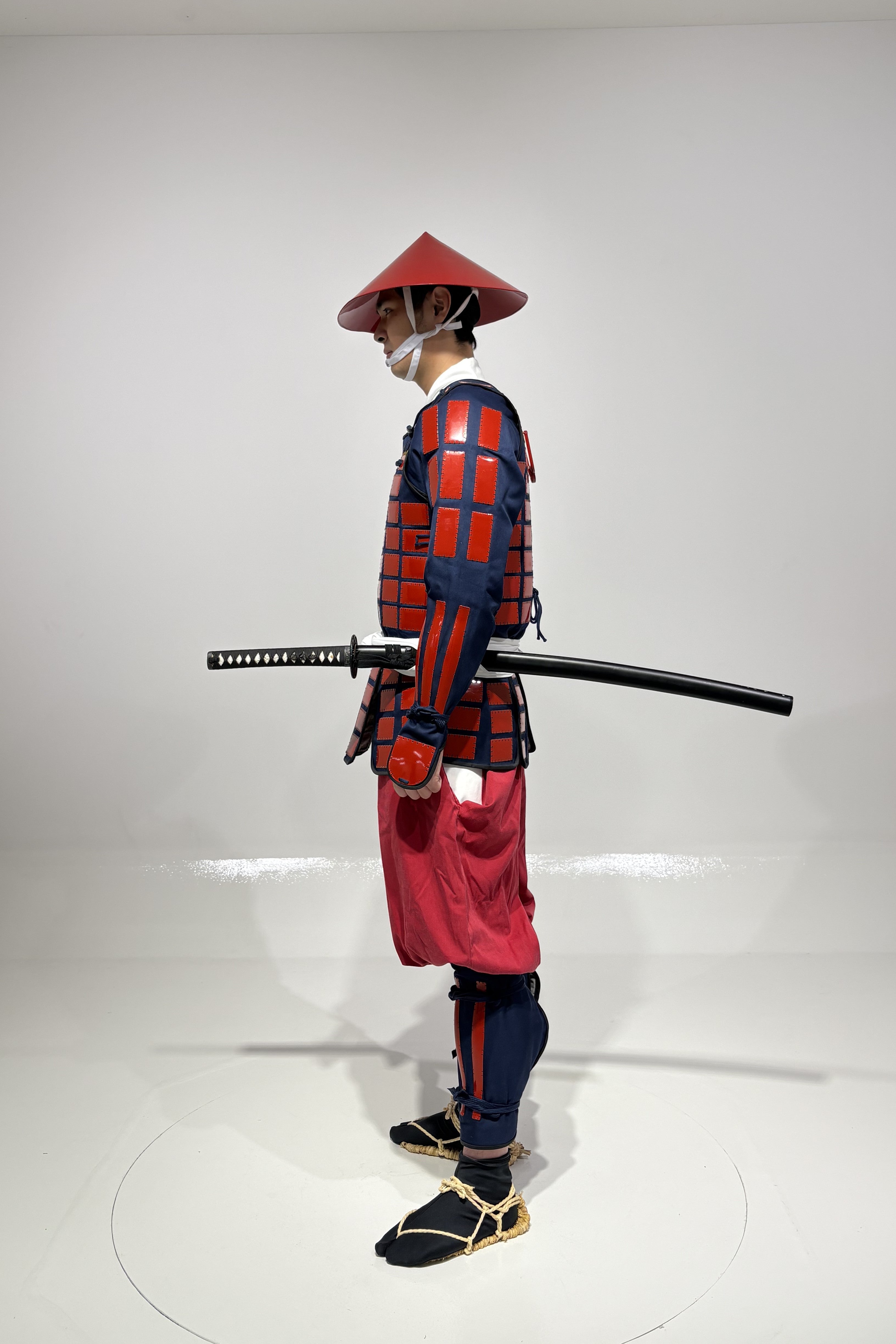 [L4-9-1] Red Tatami Armor - Ashigaru (rental)